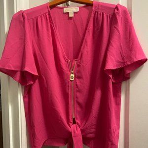 Women's Michael Kors pink blouse